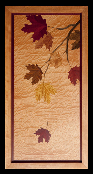 Autumn Maple Leaves wall hanging